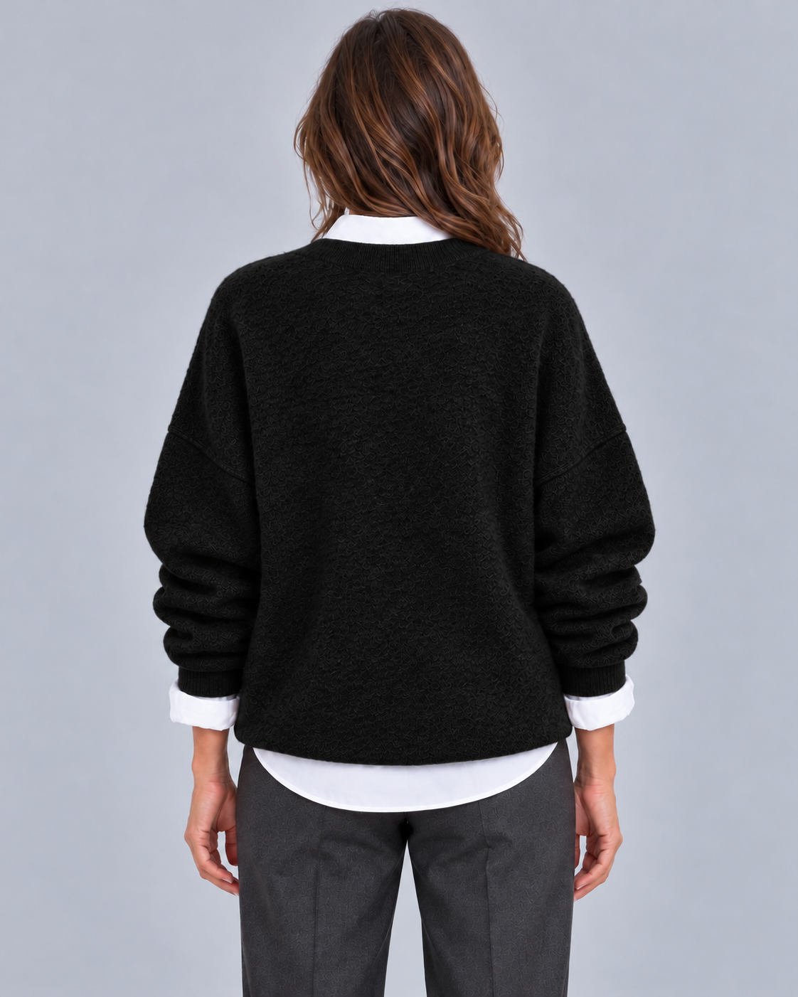 Women’s Cashmere Jumper – Oversized Crew Neck