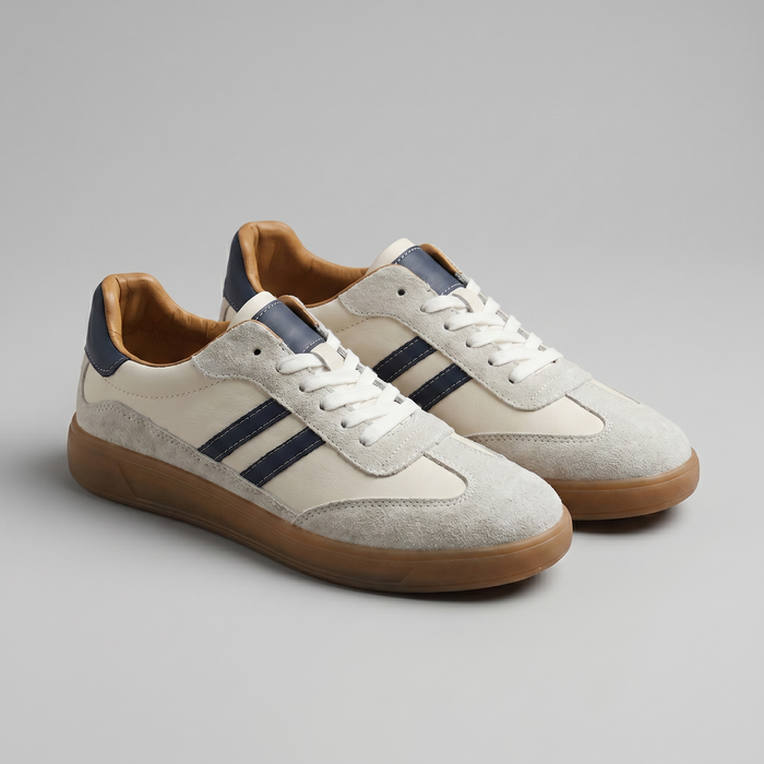 Men's Retro Lace-Up Sneakers