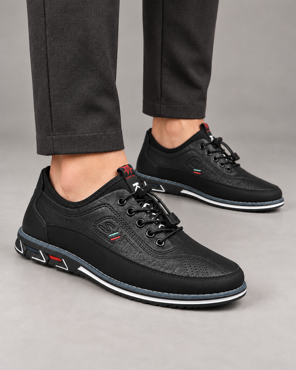 Men’s Casual Shoes With Lace Up Fastening