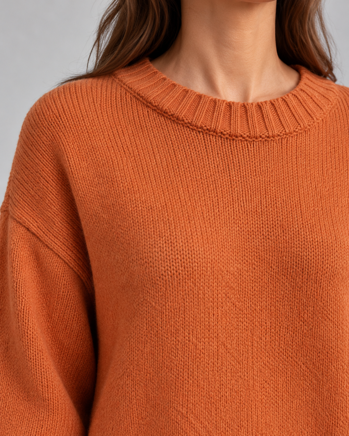 Women’s Jumper Dress With Crew Neck