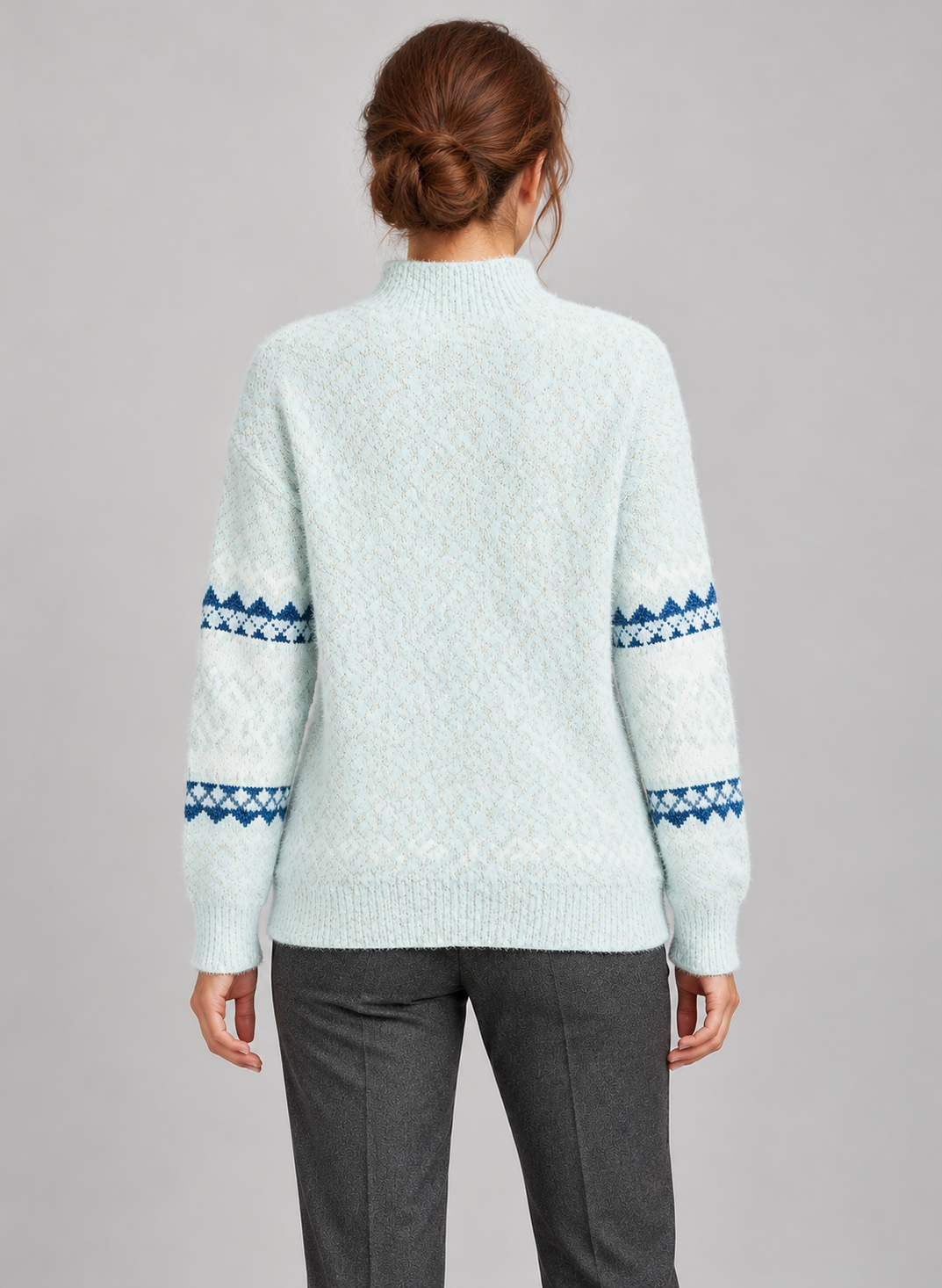 Women’s Christmas Jumper With Fair Isle Pattern