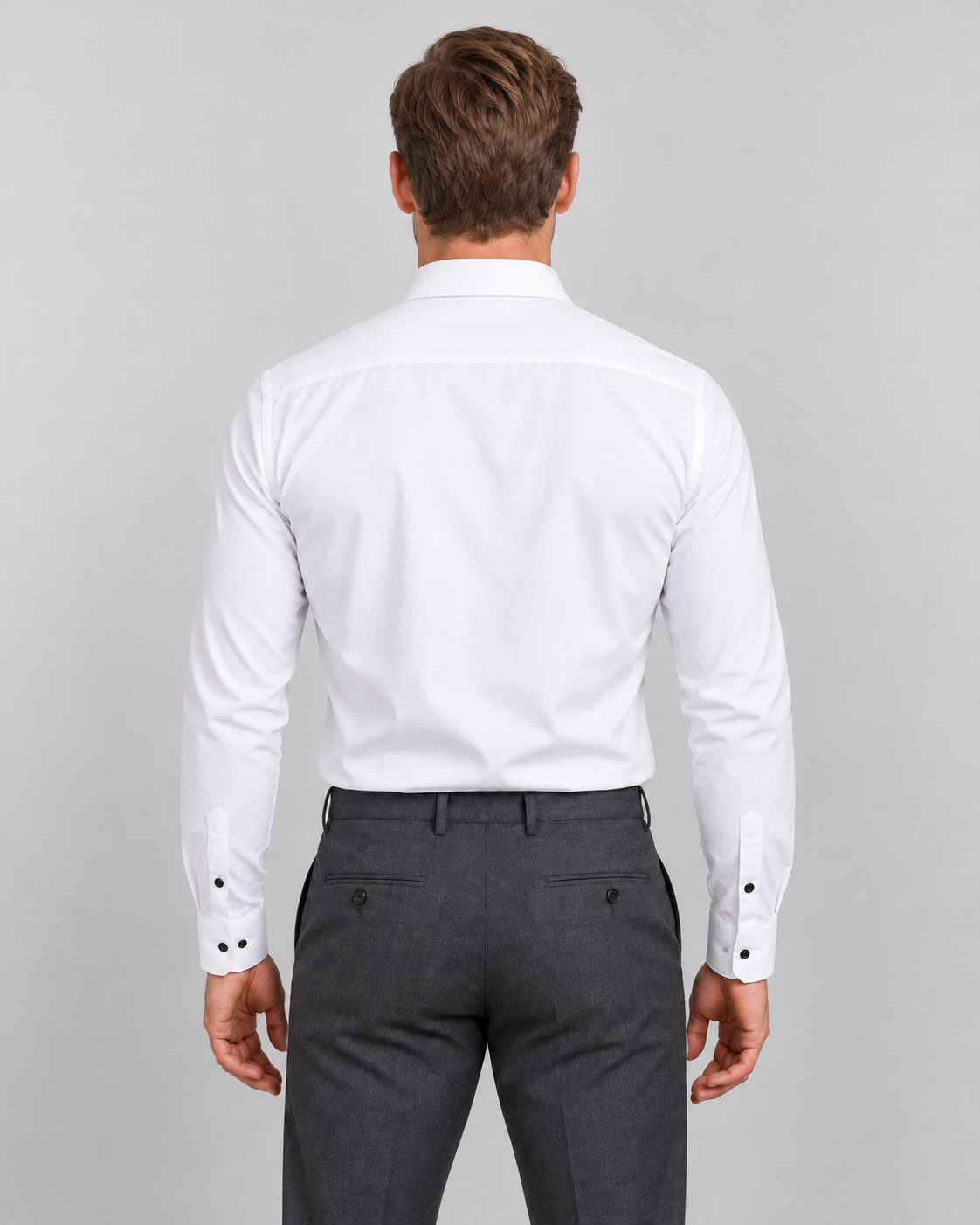 Men’s Shirts – Wrinkle-Resistant Slim Fit with Point Collar
