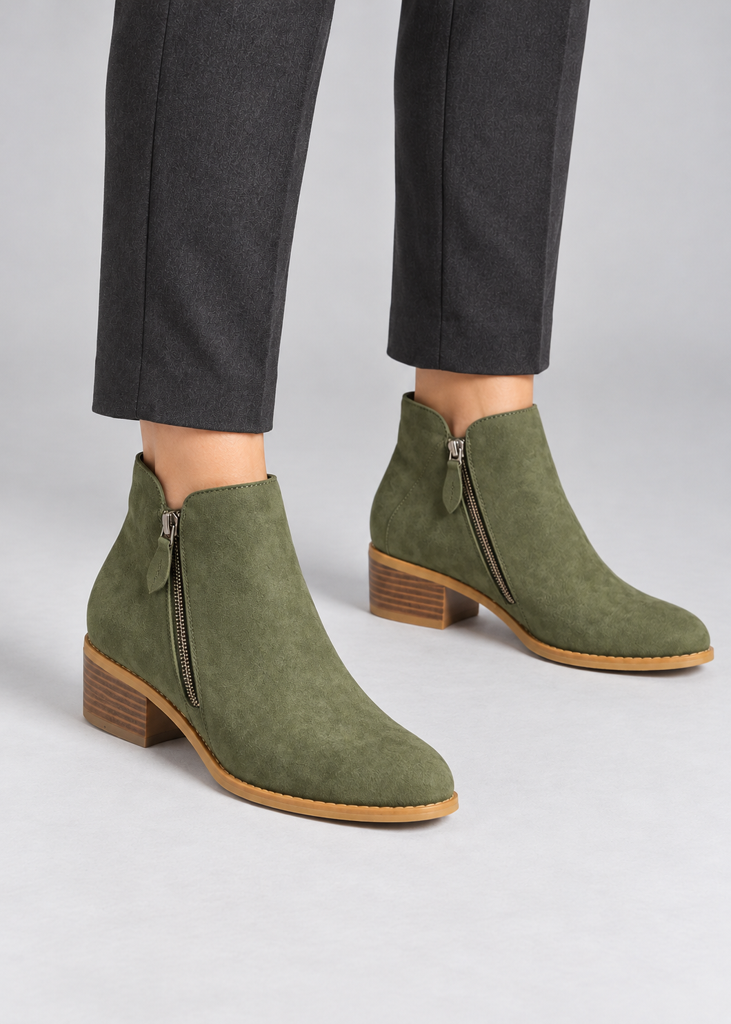 Women’s Ankle Boots With Block Heel