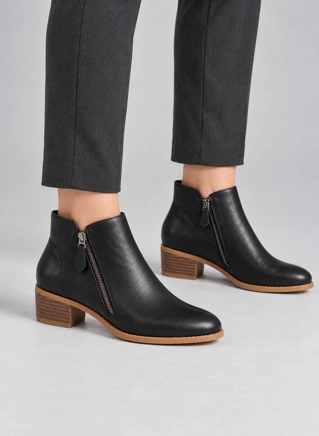 Women’s Ankle Boots With Block Heel