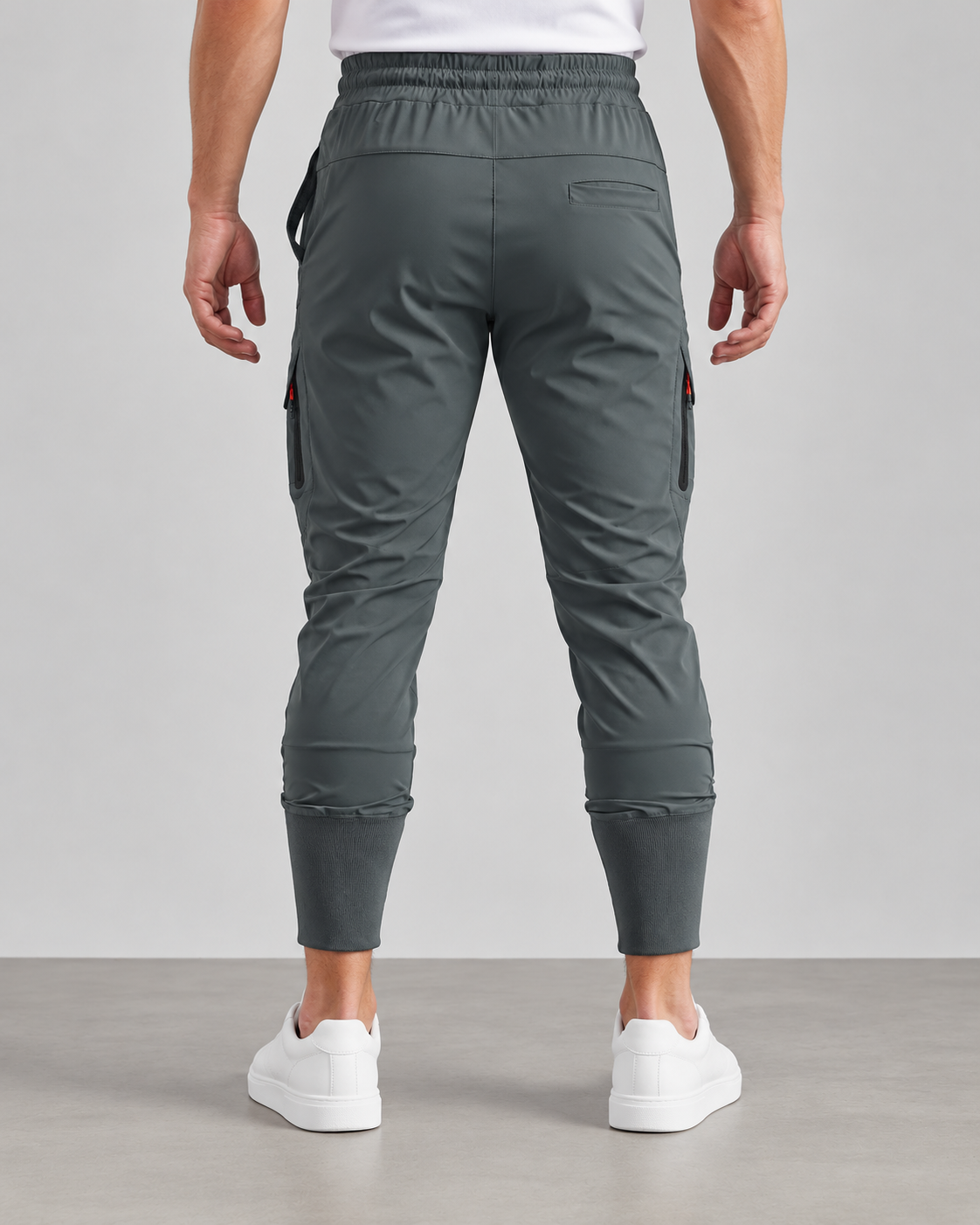 Men’s Cargo Trousers With High Ribbed Cuffs