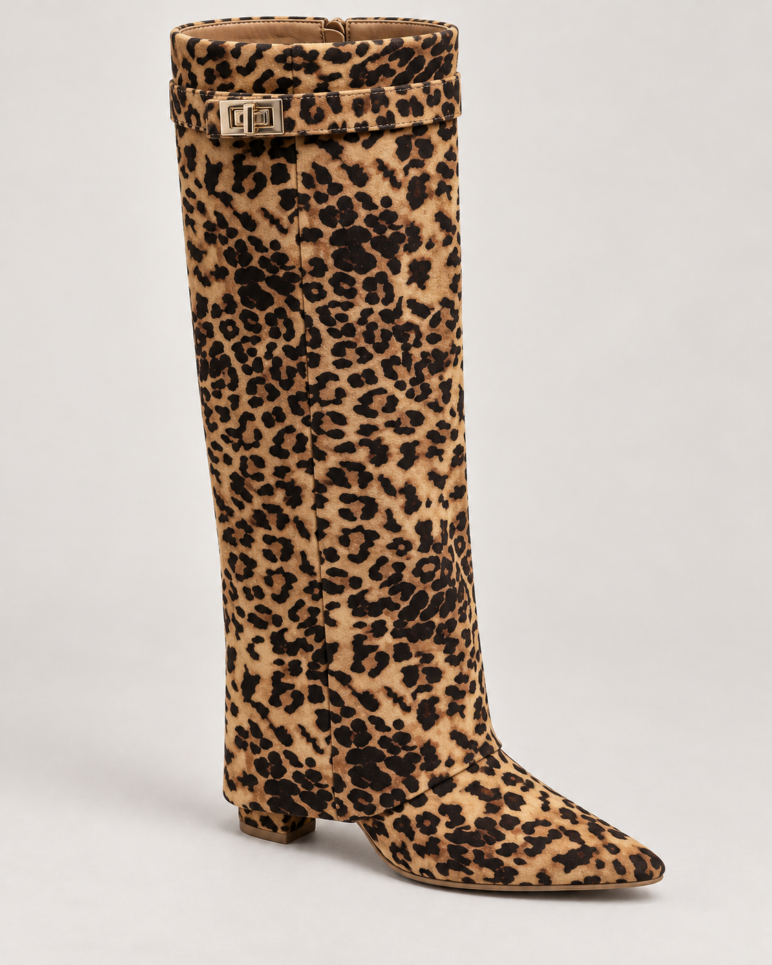 Women’s Knee High Boots With Buckle Detail