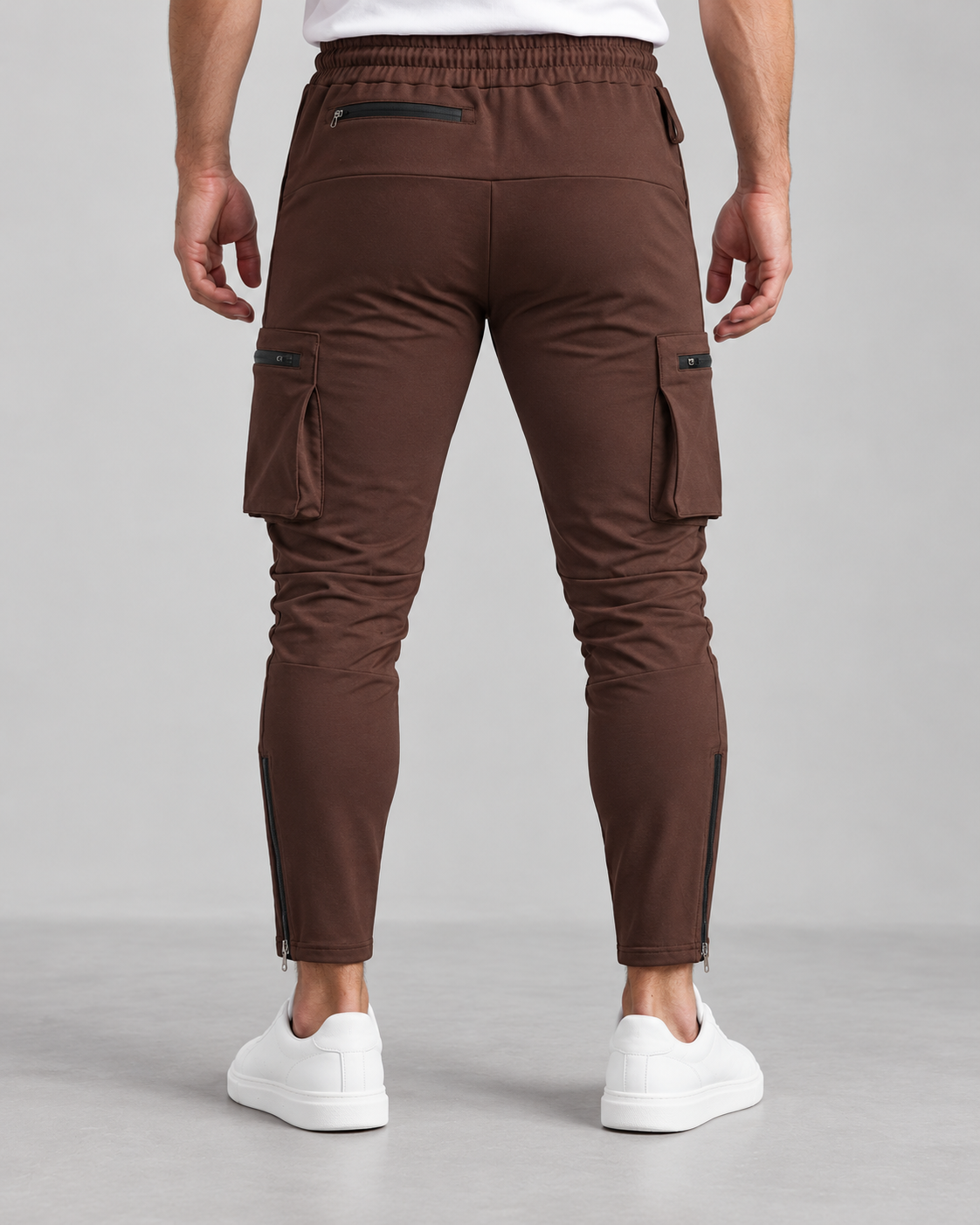 Men’s Cargo Trousers With Zipped Ankles