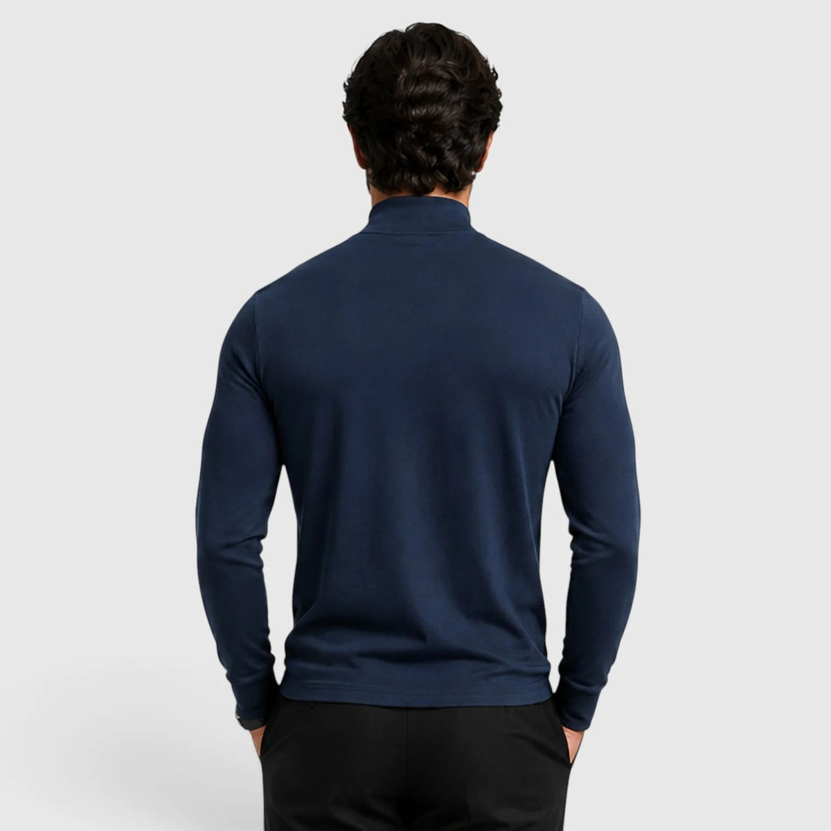 Men's Turtleneck Jumper – Warm Roll Neck Knit