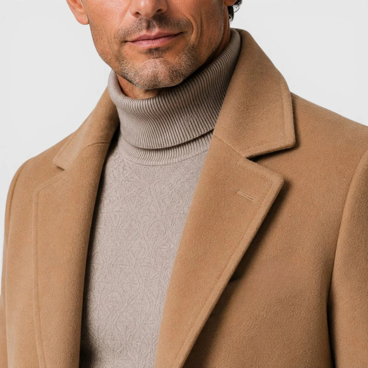 Men's Classic Trench Coat – Smart Casual Tailored Style