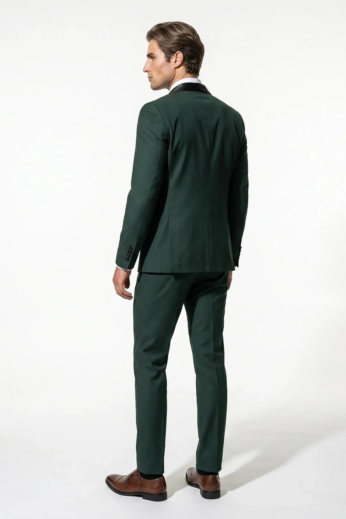 Men's Three-Piece Suit – Modern Slim-Fit Blazer, Waistcoat & Trousers