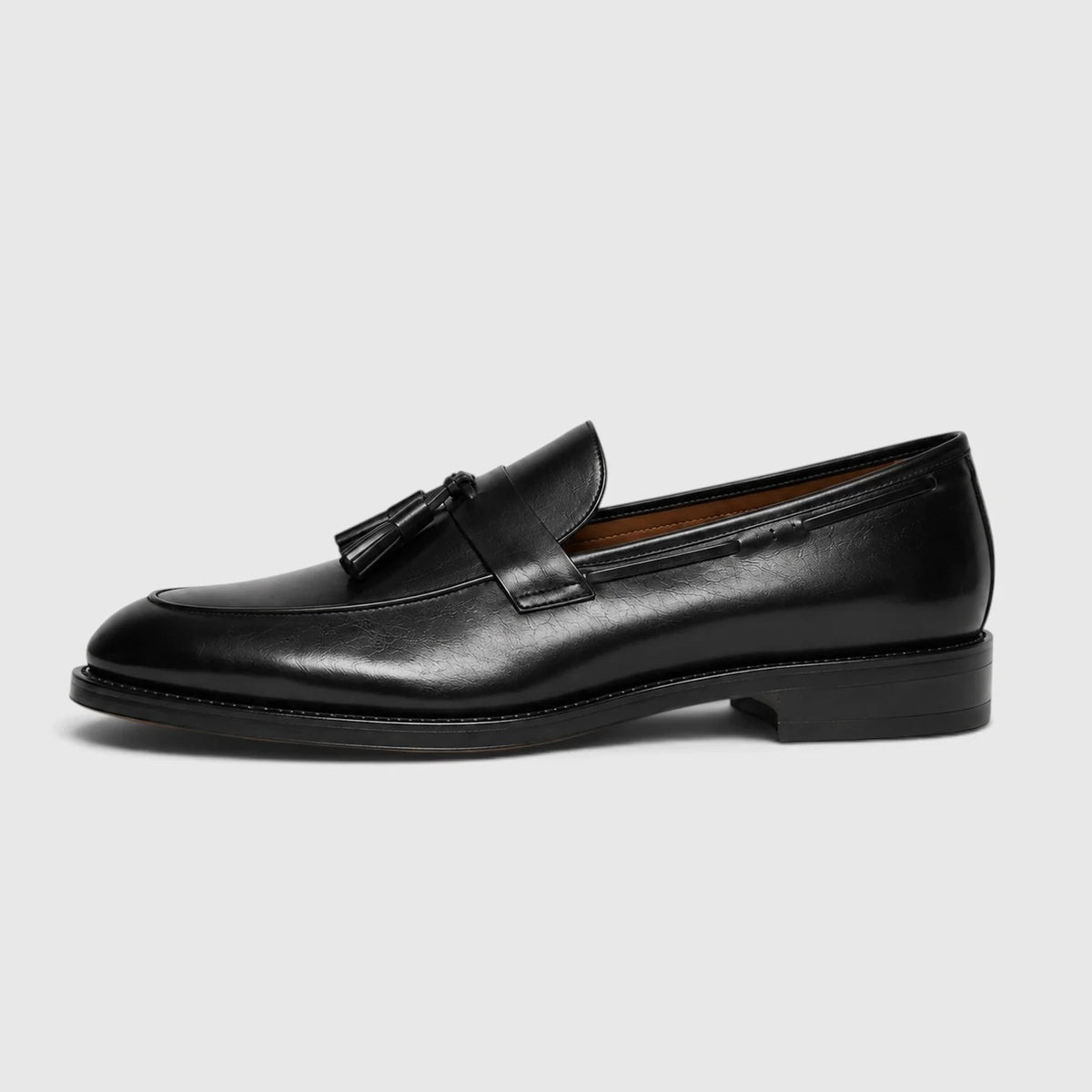 Men's Leather Tassel Loafers – Slip-On Dress Shoes