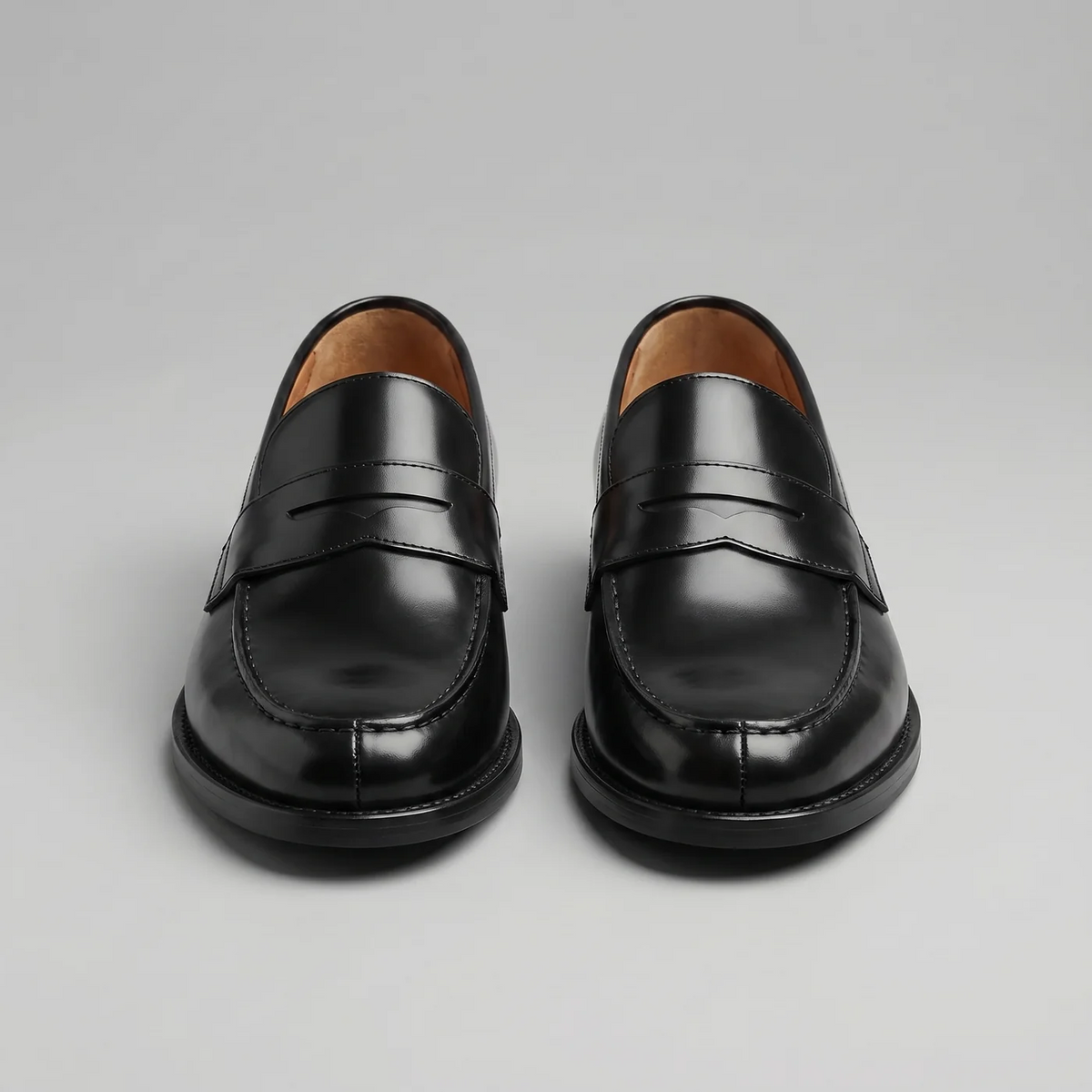 Men's Penny Loafers – Faux Leather Slip-On Dress Shoes