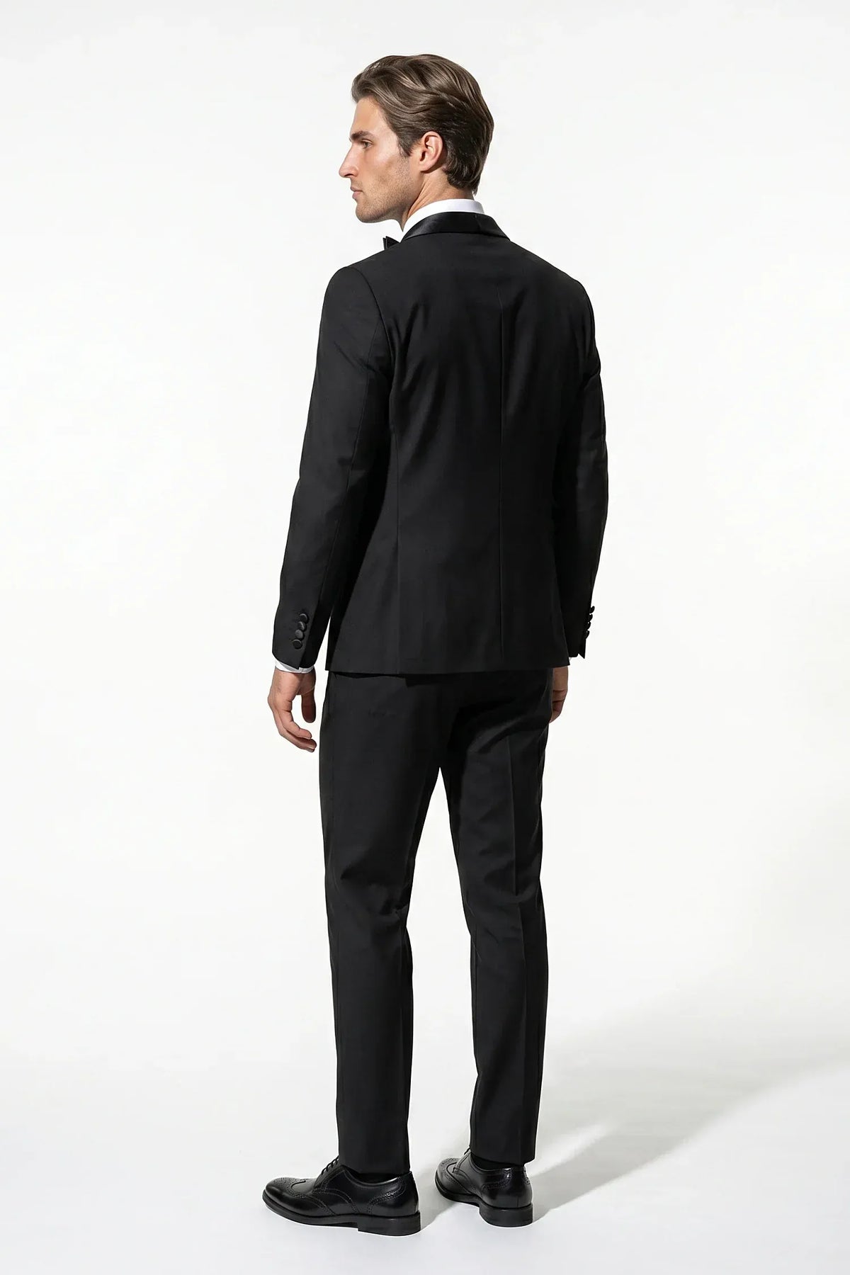 Men's Three-Piece Suit – Modern Slim-Fit Blazer, Waistcoat & Trousers