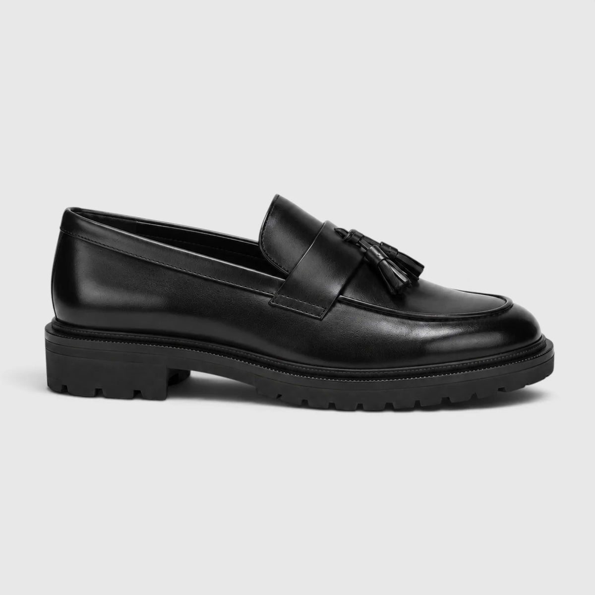 Men's Leather Tassel Loafers – Smart Casual Slip-On Shoes
