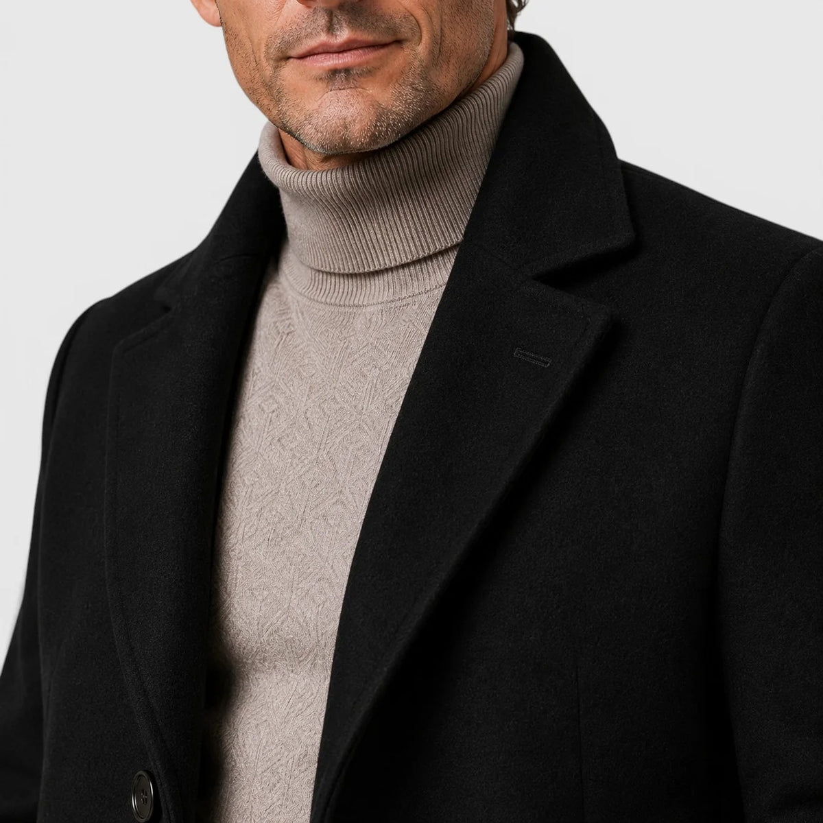 Men's Classic Trench Coat – Smart Casual Tailored Style