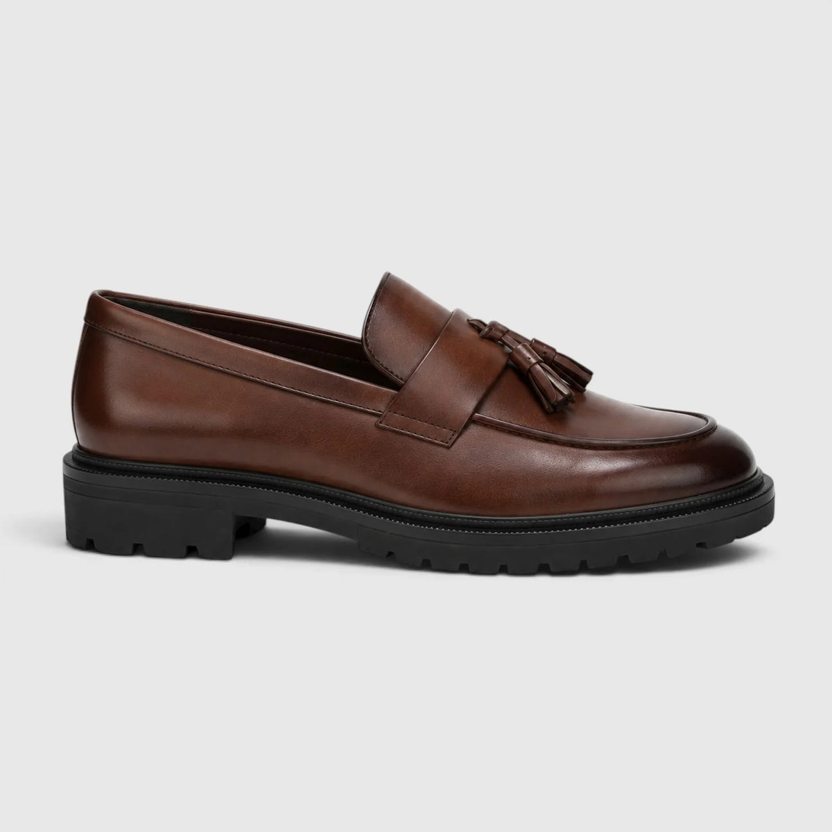 Men's Leather Tassel Loafers – Smart Casual Slip-On Shoes